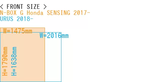 #N-BOX G Honda SENSING 2017- + URUS 2018-